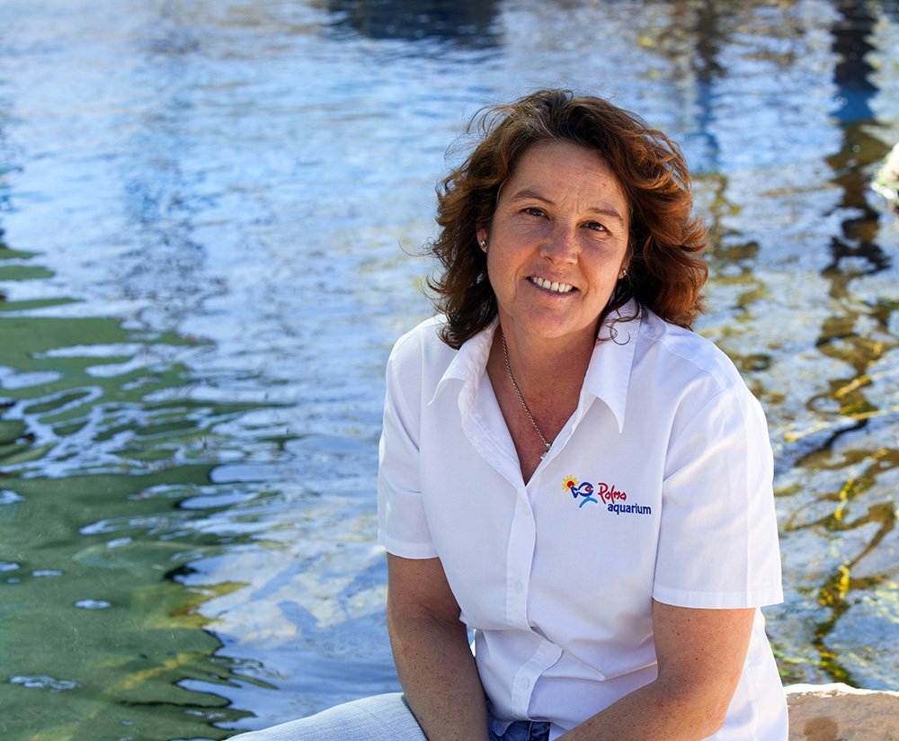 Debora Morrison, directora de conservación de Palma Aquarium