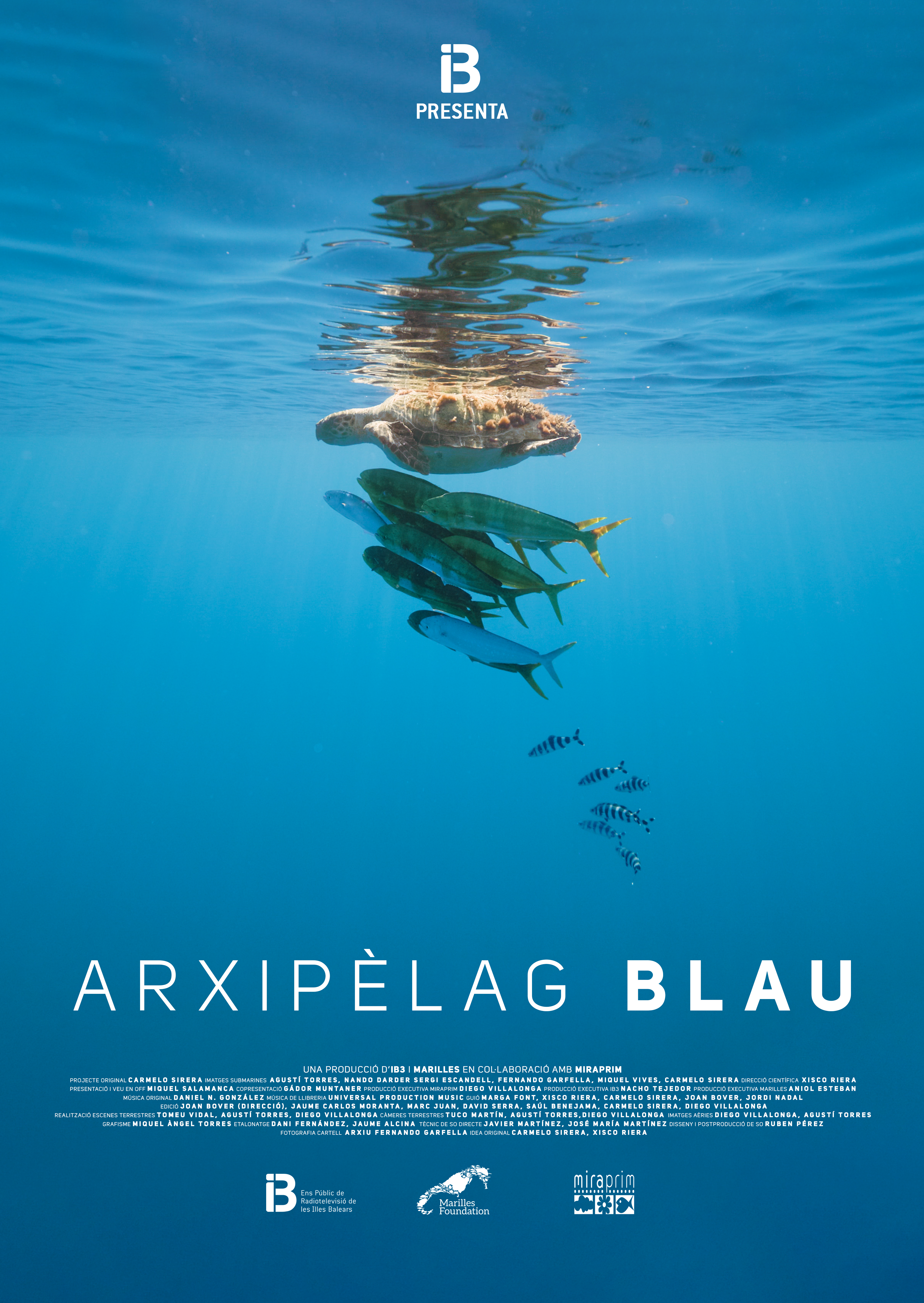 Es Baluard hosts the preview of the documentary series 'Arxipèlag Blau', produced by IB3 and the Marilles Foundation