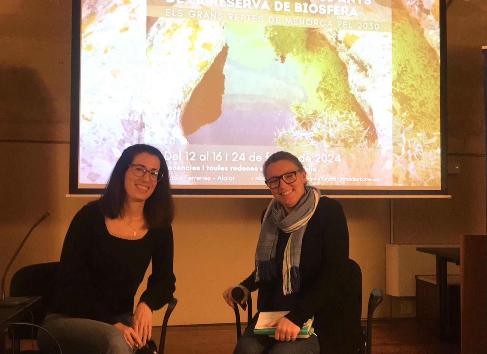 Marilles participated in seminars marking 30 years of the Menorca Biosphere Reserve