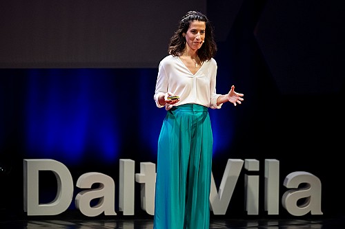 Sandra Espeja inspires the audience at TEDxDalt Vila