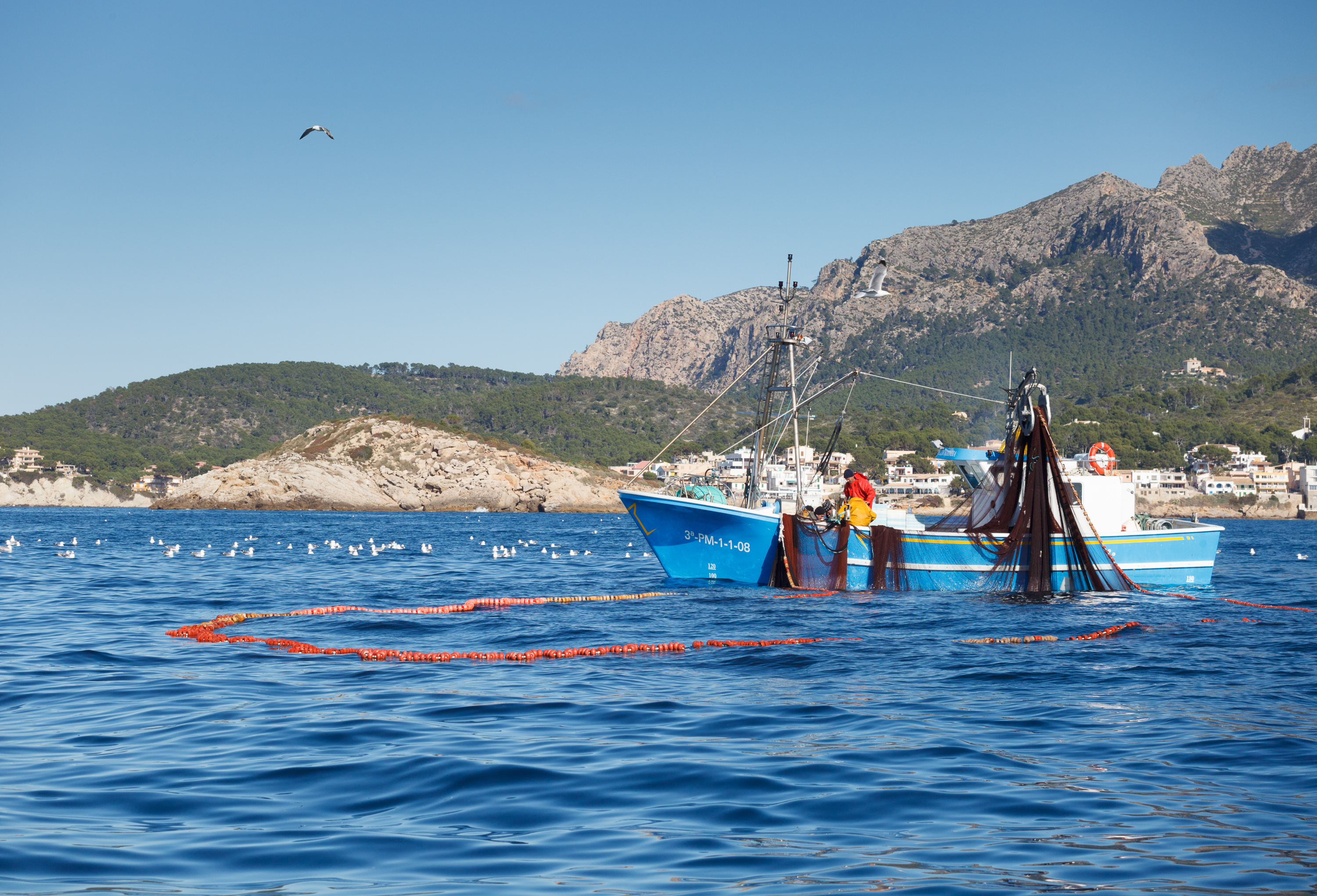 46 Freizeitboote pro Berufsfischerboot auf den Balearen
