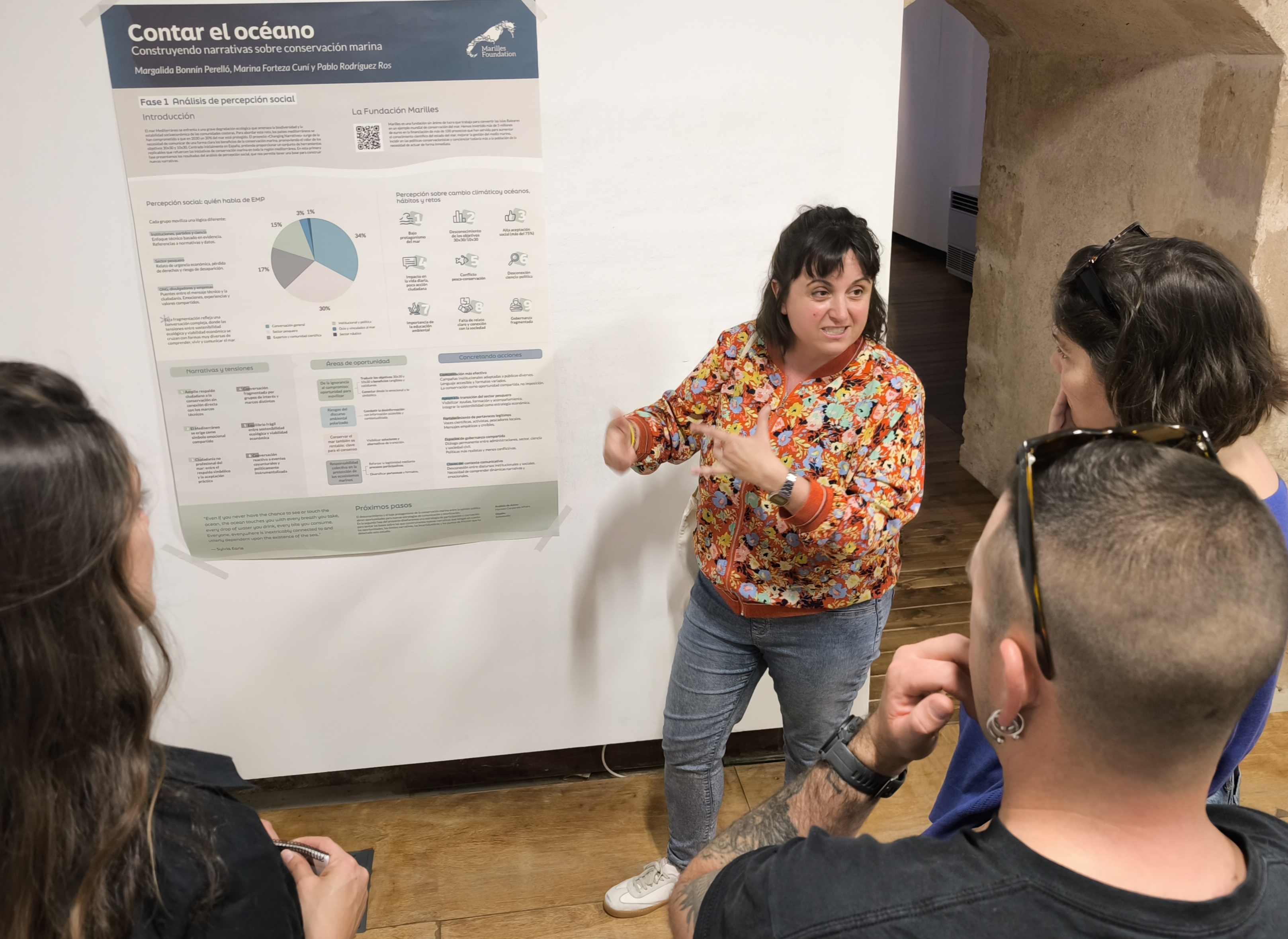 Presentamos los resultados del estudio sobre narrativas marinas en el congreso internacional Seas of consequences